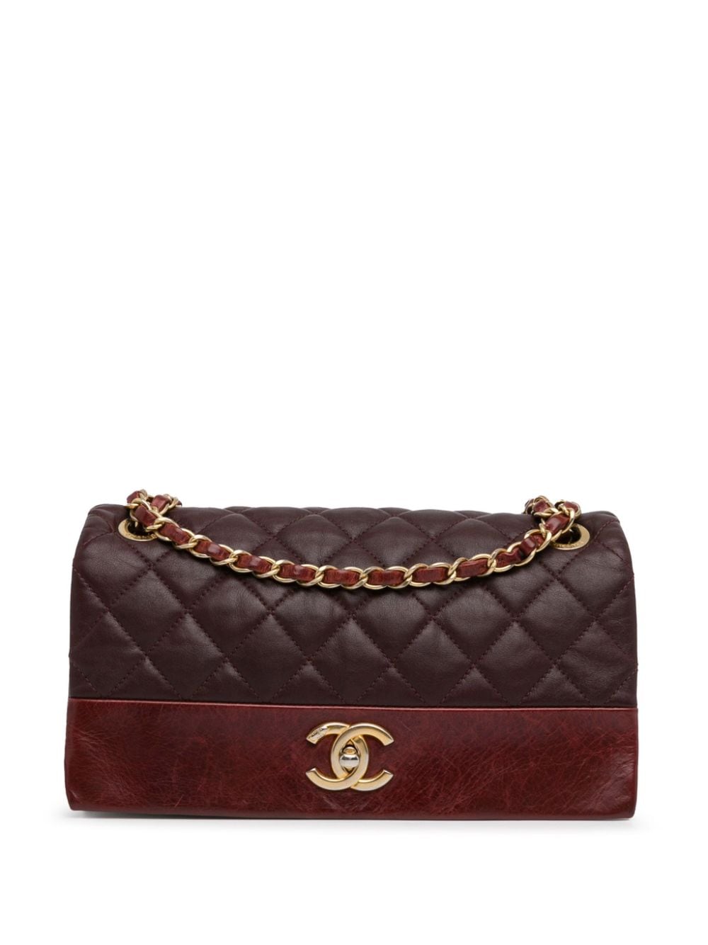 CHANEL Pre-Owned 2014-2015 Medium Calfskin Soft Elegance Flap shoulder bag - Red von CHANEL Pre-Owned