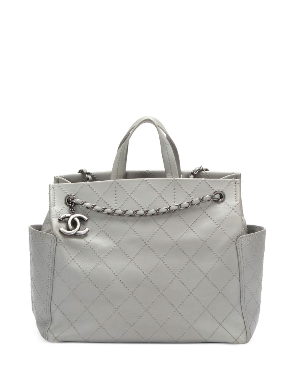 CHANEL Pre-Owned 2015-2016 CC Pocket satchel - Grey von CHANEL Pre-Owned