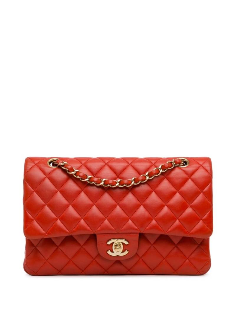 CHANEL Pre-Owned 2017-2018 Medium Classic Lambskin Double Flap shoulder bag - Red von CHANEL Pre-Owned