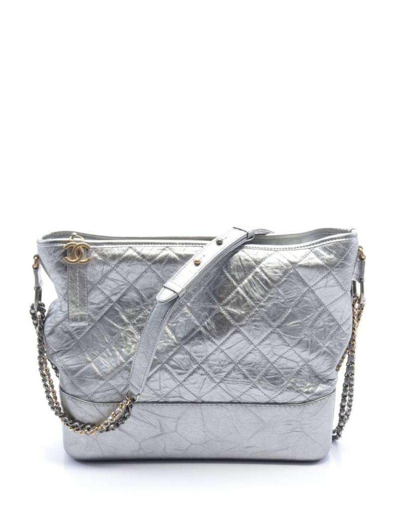 CHANEL Pre-Owned 2017-2018 large Gabrielle shoulder bag - Silver von CHANEL Pre-Owned