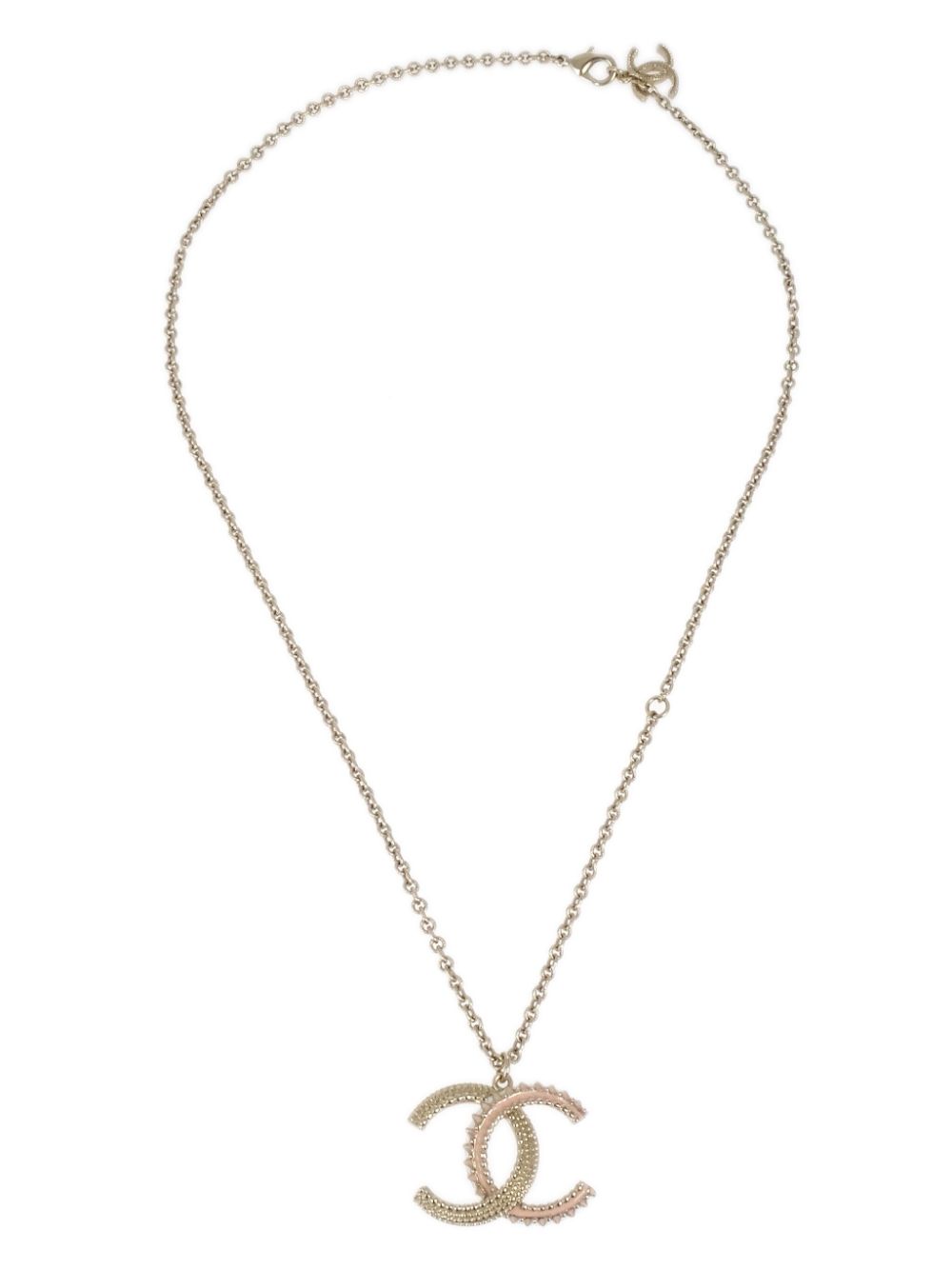 CHANEL Pre-Owned 2018 CC pendant necklace - Gold von CHANEL Pre-Owned