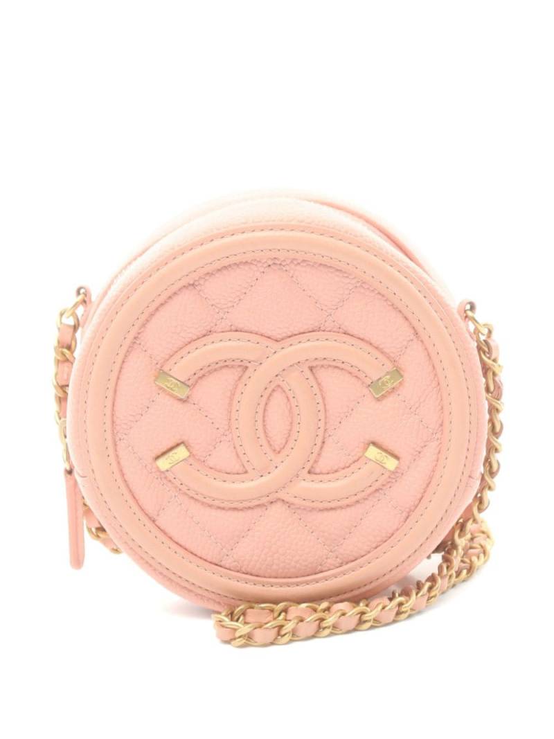 CHANEL Pre-Owned 2019 Filigree shoulder bag - Pink von CHANEL Pre-Owned