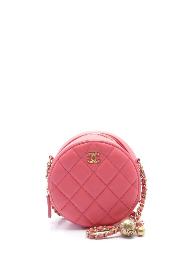 CHANEL Pre-Owned 2020-2021 CC quilted shoulder bag - Pink von CHANEL Pre-Owned