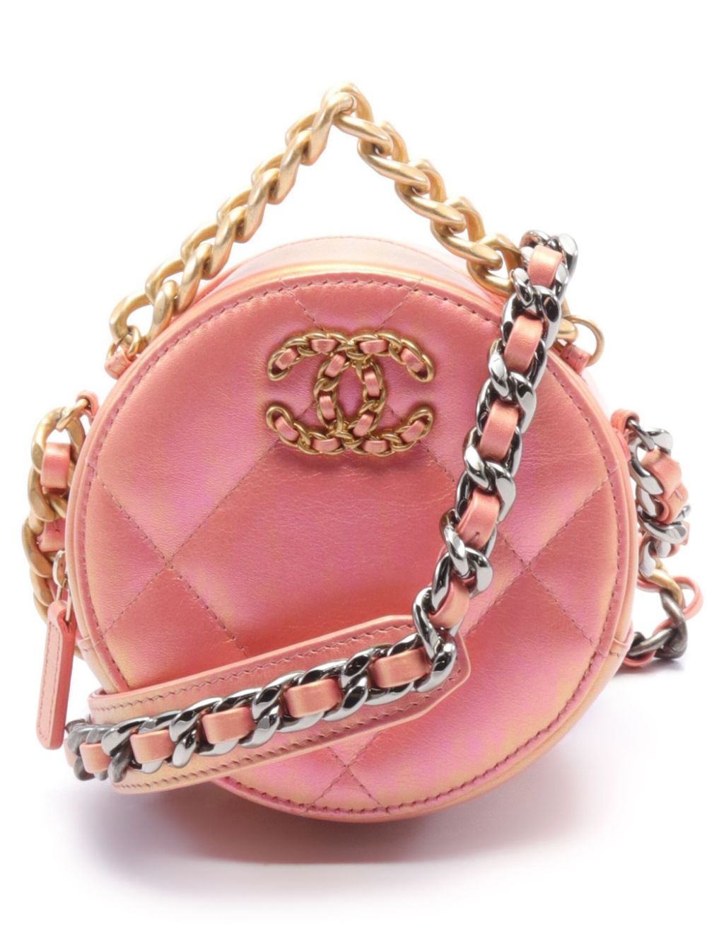 CHANEL Pre-Owned 2021-2022 Chanel 19 two-way bag - Pink von CHANEL Pre-Owned