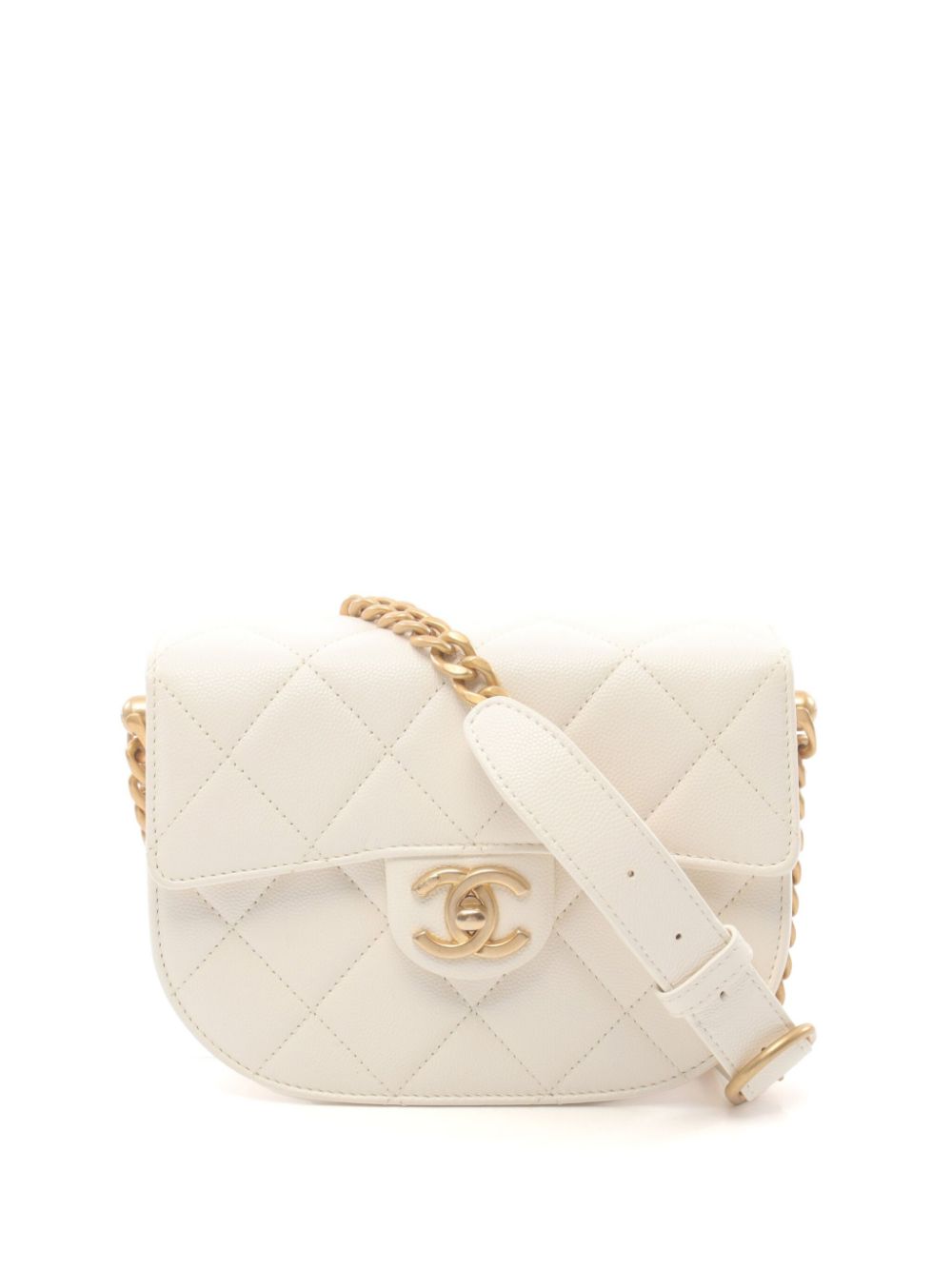 CHANEL Pre-Owned 2021 CC cross body bag - Neutrals von CHANEL Pre-Owned