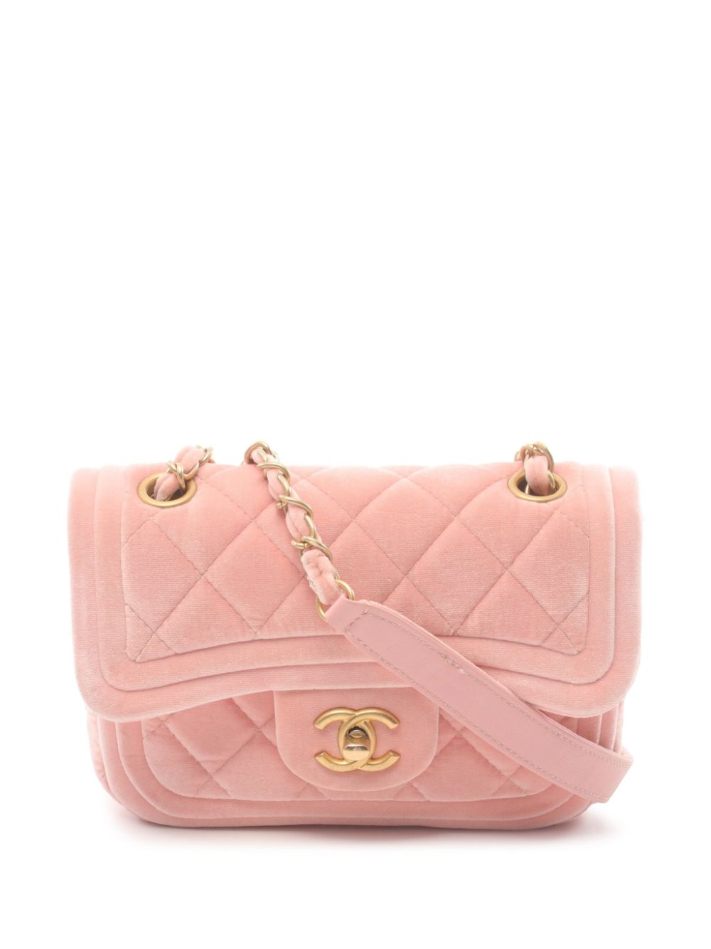 CHANEL Pre-Owned 2021 diamond-quilted shoulder bag - Pink von CHANEL Pre-Owned