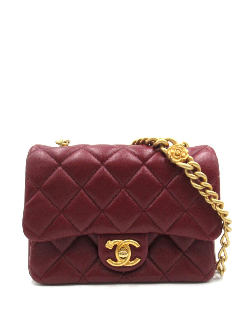 CHANEL Pre-Owned 2021 mini Classic Flap shoulder bag - Red von CHANEL Pre-Owned