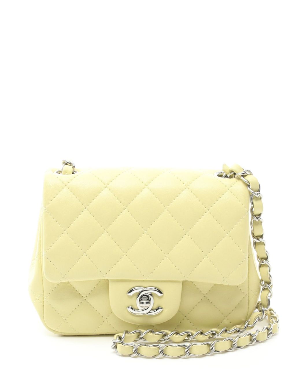 CHANEL Pre-Owned 2021s matelassé-effect shoulder bag - Yellow von CHANEL Pre-Owned