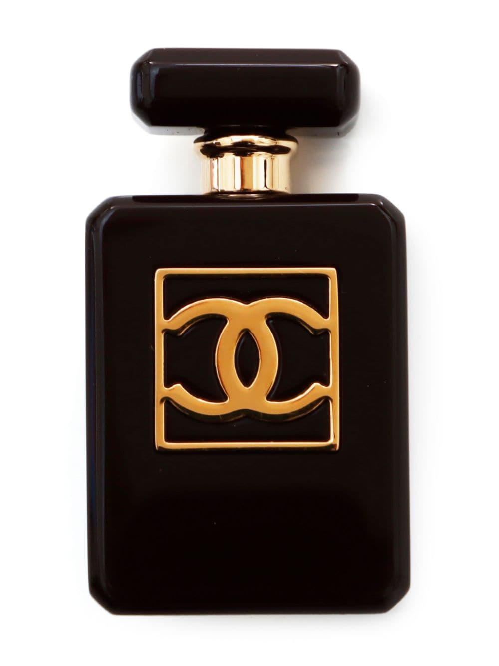 CHANEL Pre-Owned 2023 Nº5 perfume bottle brooch - Brown von CHANEL Pre-Owned