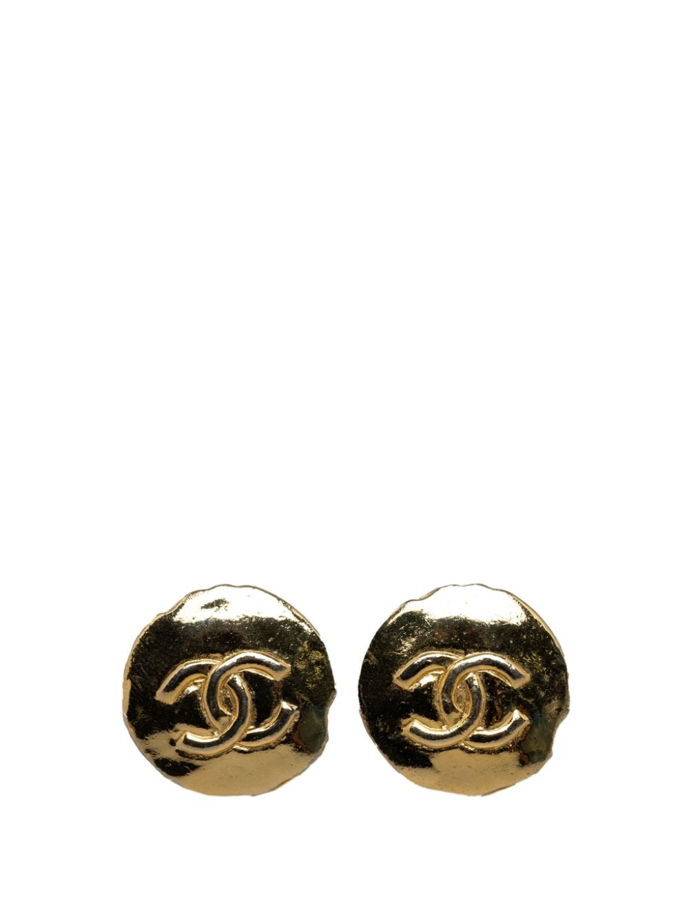 CHANEL Pre-Owned 20th Century CC Clip On costume earrings - Gold von CHANEL Pre-Owned