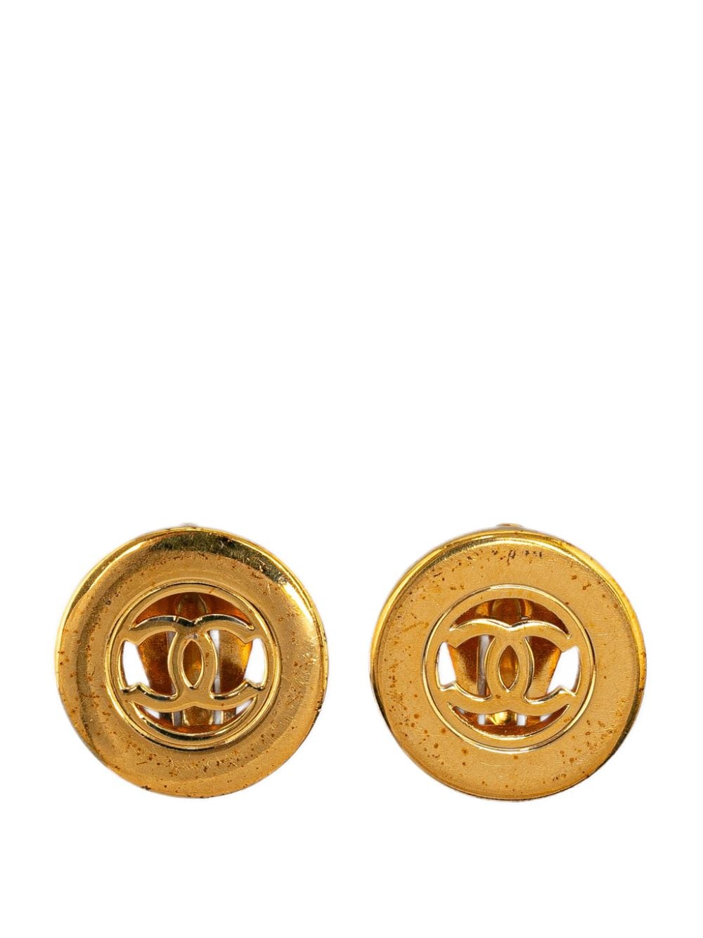 CHANEL Pre-Owned 20th Century CC Clip On costume earrings - Gold von CHANEL Pre-Owned
