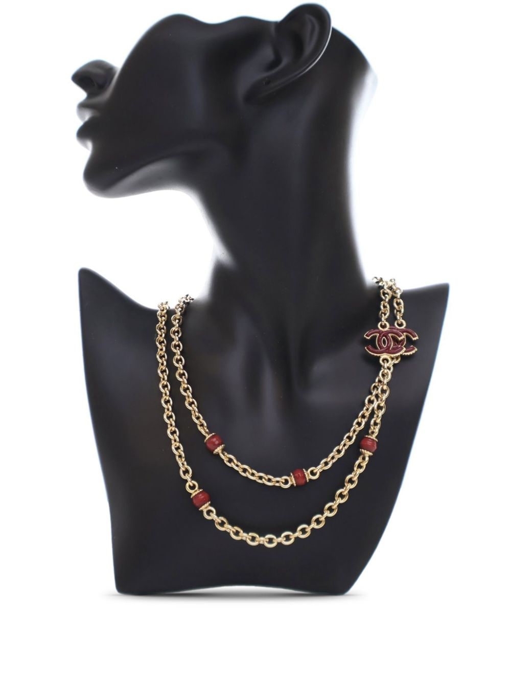 CHANEL Pre-Owned 20th Century Gold Plated CC Long Chain costume necklace von CHANEL Pre-Owned