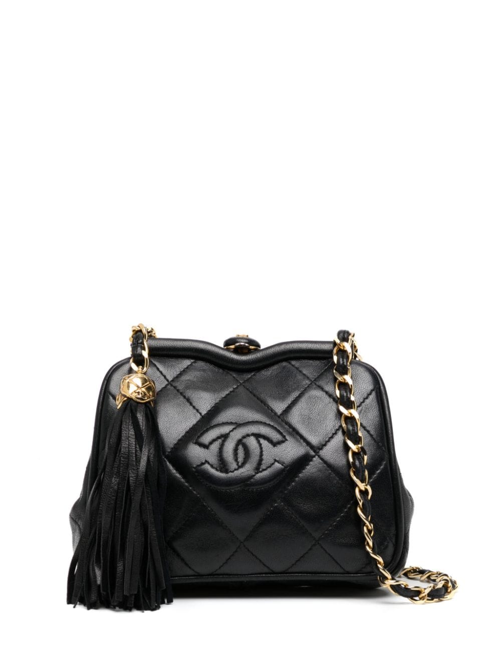 CHANEL Pre-Owned CC diamond-quilted belt bag - Black von CHANEL Pre-Owned