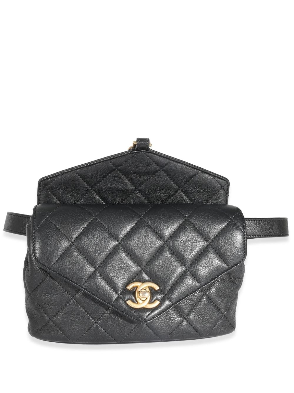 CHANEL Pre-Owned Carry With Chic Flap belt bag - Black von CHANEL Pre-Owned