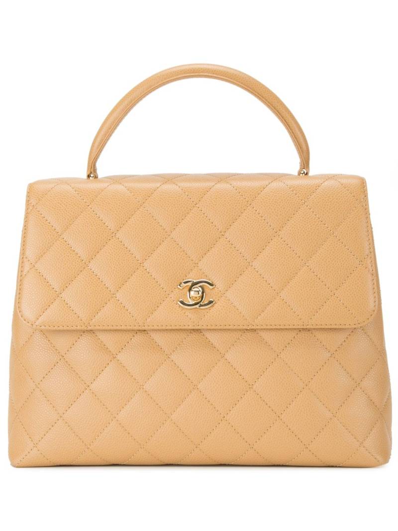 CHANEL Pre-Owned quilted tote - Brown von CHANEL Pre-Owned