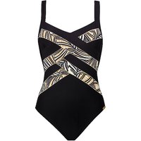 CHARMLINE Damen Badeanzug Golden Reflection schwarz | 40B von CHARMLINE