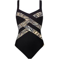 CHARMLINE Damen Badeanzug Golden Reflection schwarz | 44B CHARMLINE Damen Badeanzug Golden Reflection schwarz | 44B von CHARMLINE