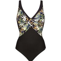 CHARMLINE Damen Badeanzug Midnight Sounds Badpak - ethno jungle bunt | 44F von CHARMLINE