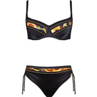 CHARMLINE Damen Bikini Desert Sunset schwarz | 40C von CHARMLINE