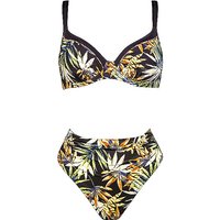 CHARMLINE Damen Bikini Midnight Sounds Ethno Jungle bunt | 44C von CHARMLINE