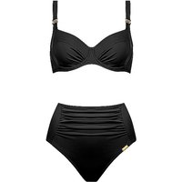 CHARMLINE Damen Bikini Uni schwarz | 42D von CHARMLINE