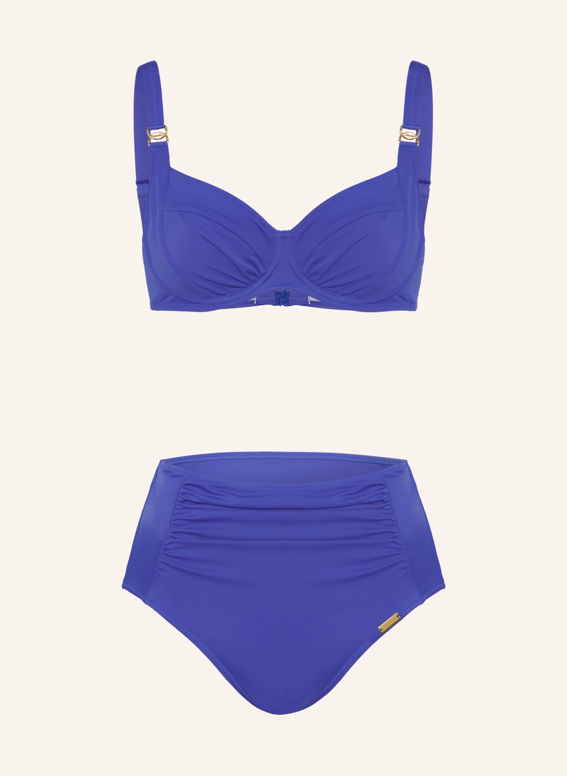 Charmline Bügel-Bikini Uni blau von CHARMLINE