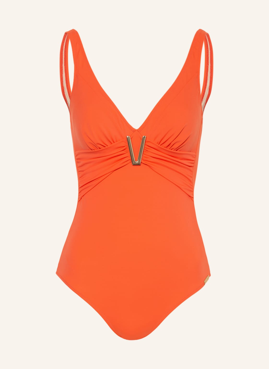 Charmline Shape-Badeanzug Uni orange von CHARMLINE