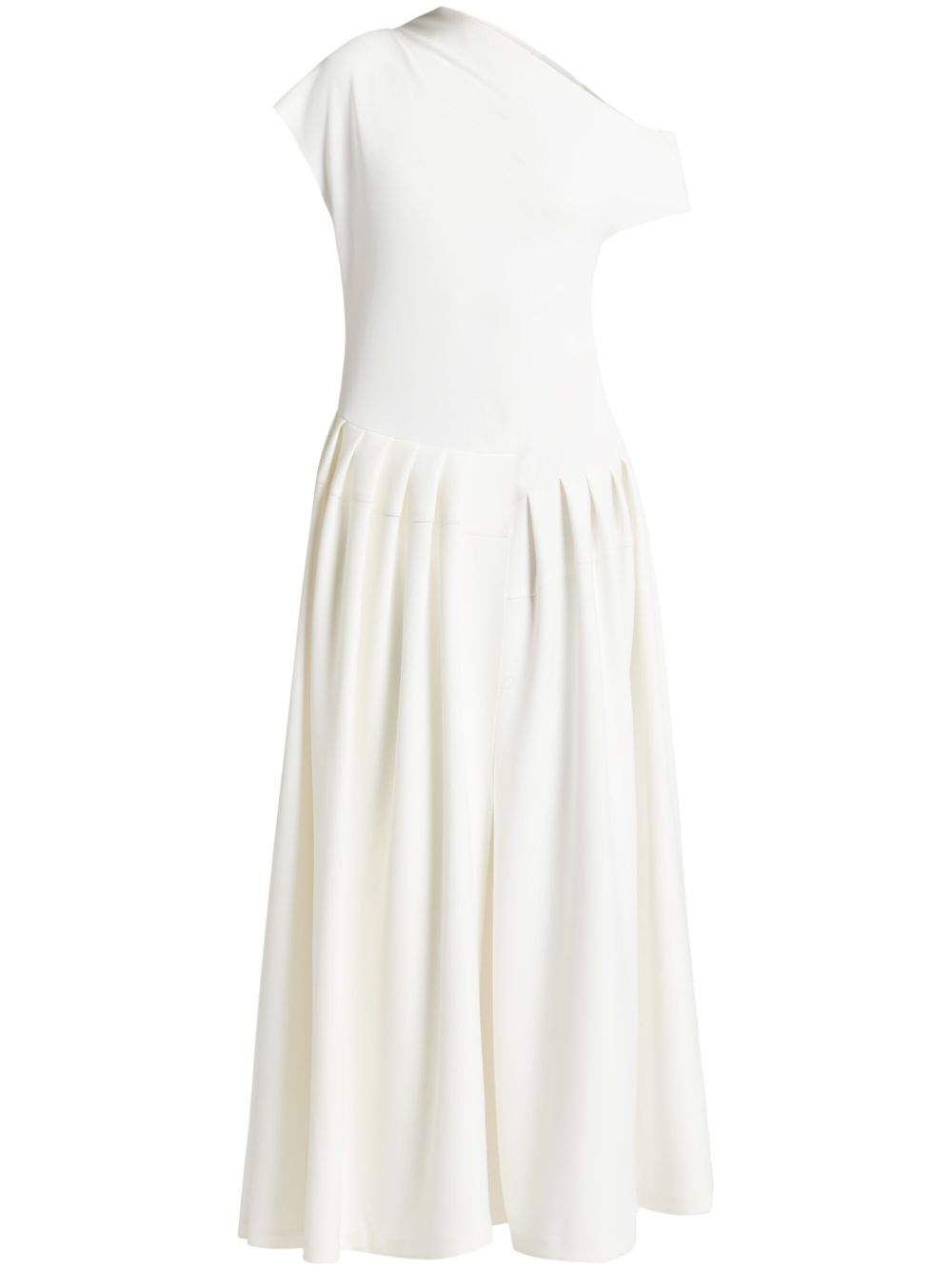 CHATS BY C.DAM Butler midi dress - White von CHATS BY C.DAM