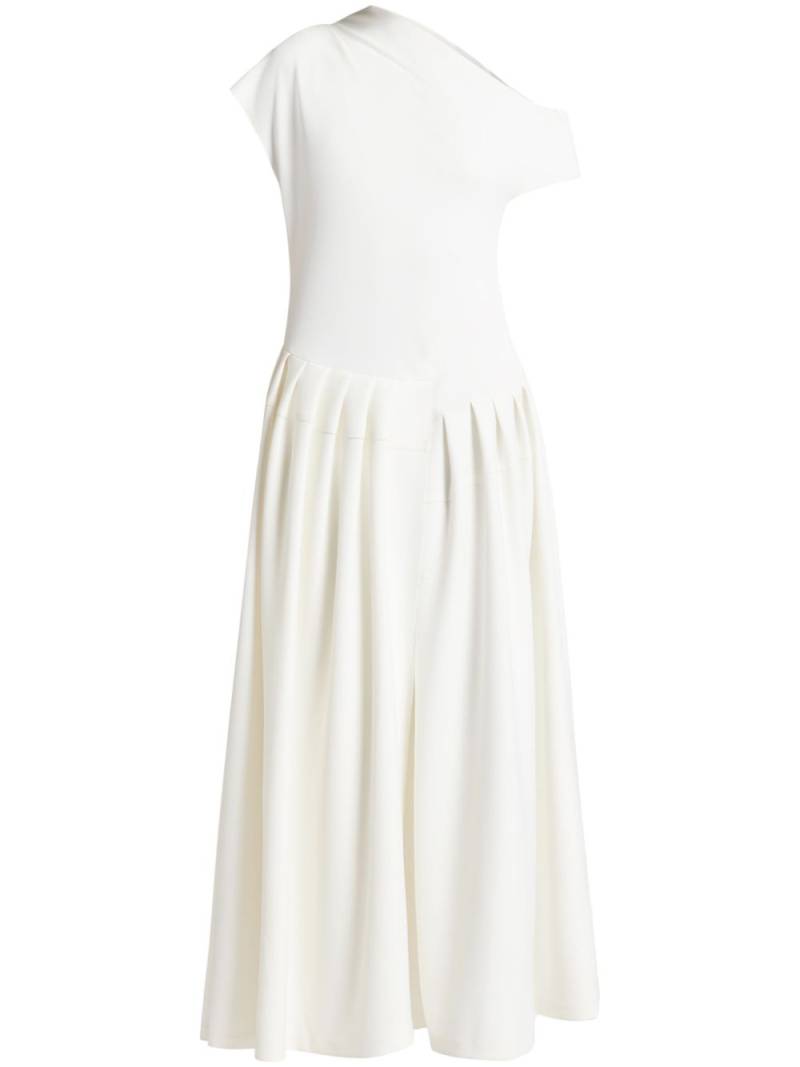 CHATS BY C.DAM Butler midi dress - White von CHATS BY C.DAM