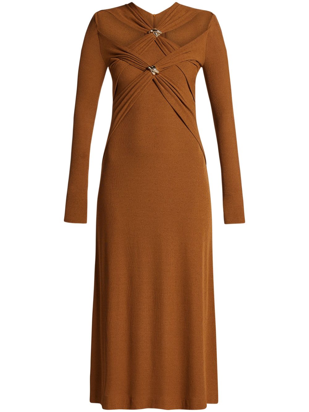 CHATS BY C.DAM Emmy dress - Brown von CHATS BY C.DAM