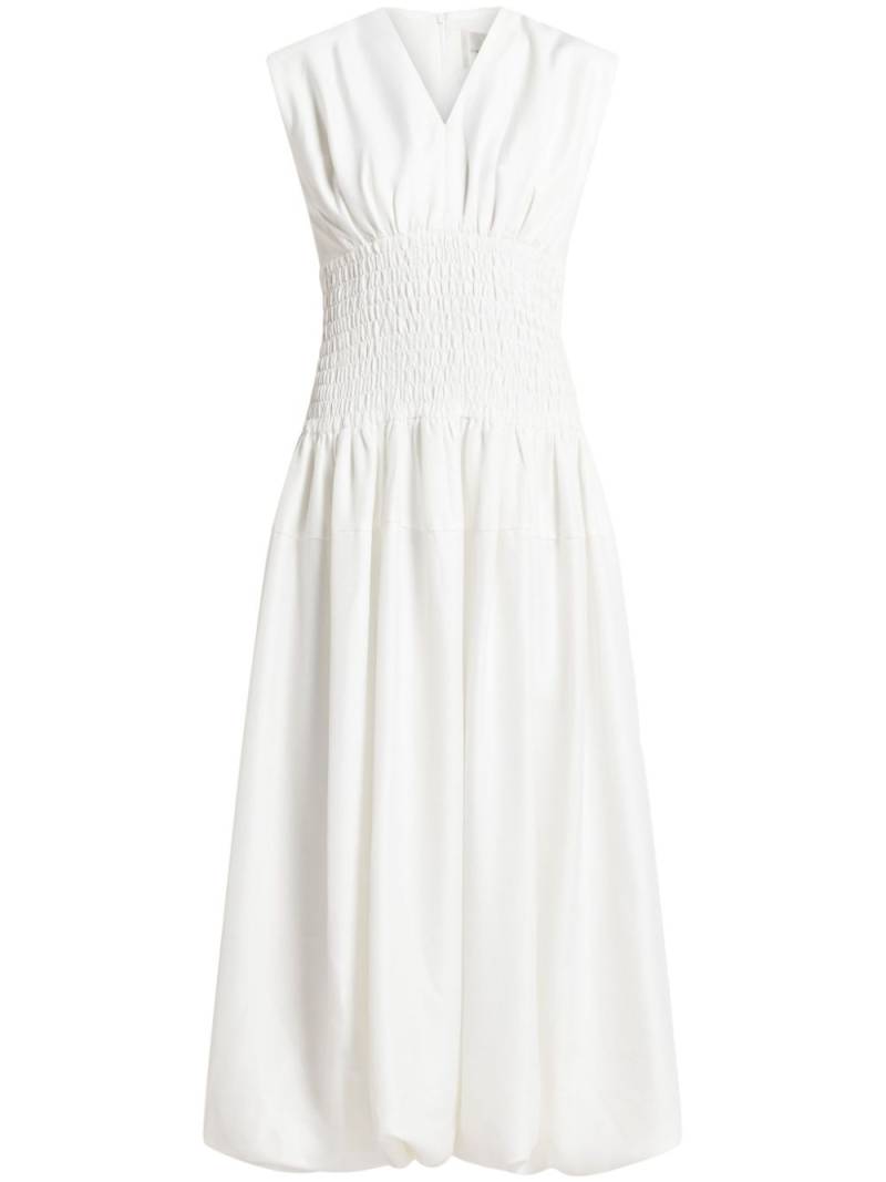 CHATS BY C.DAM Kate midi dress - White von CHATS BY C.DAM