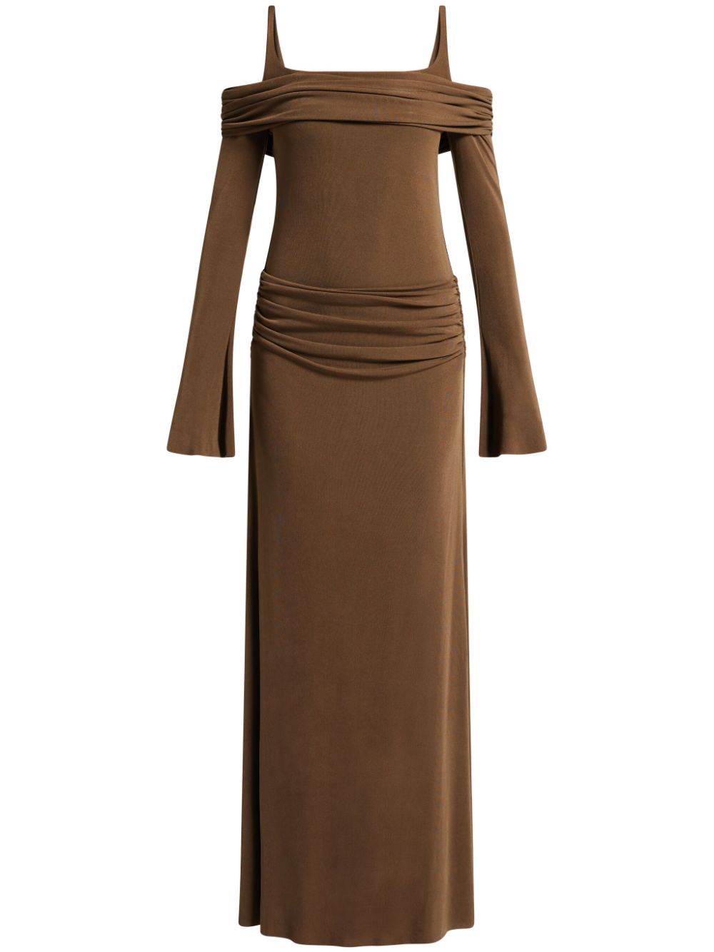 CHATS BY C.DAM Rosa maxi dress - Brown von CHATS BY C.DAM