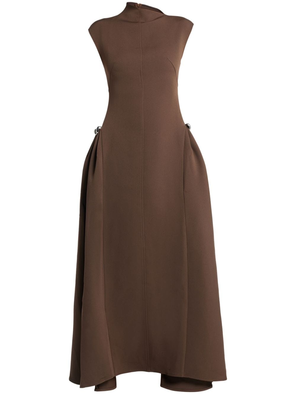 CHATS BY C.DAM Tulipa dress - Brown von CHATS BY C.DAM