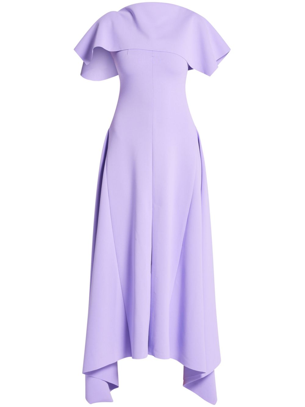 CHATS BY C.DAM cape-style gown - Purple von CHATS BY C.DAM