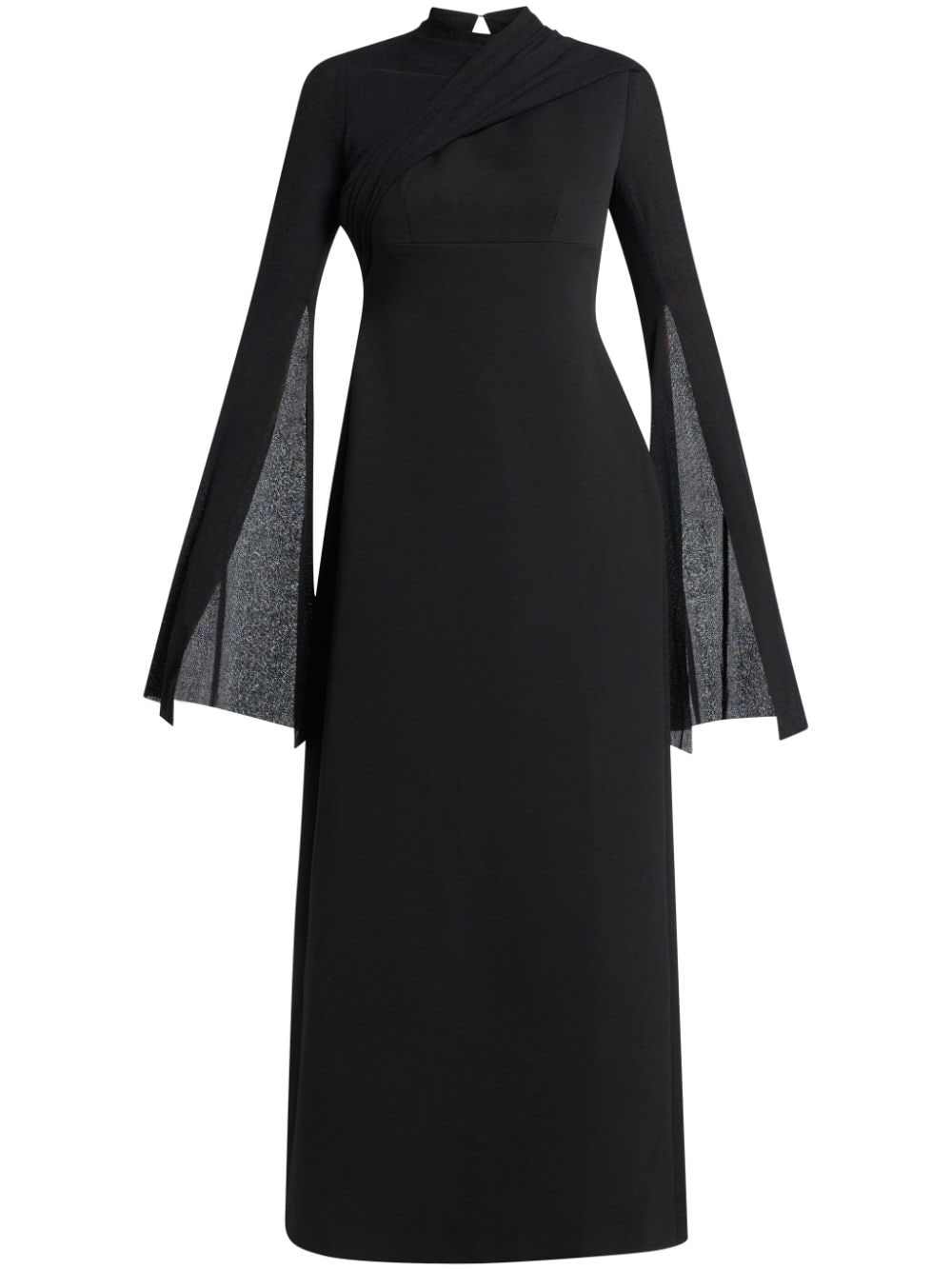 CHATS BY C.DAM long-sleeved dress - Black von CHATS BY C.DAM