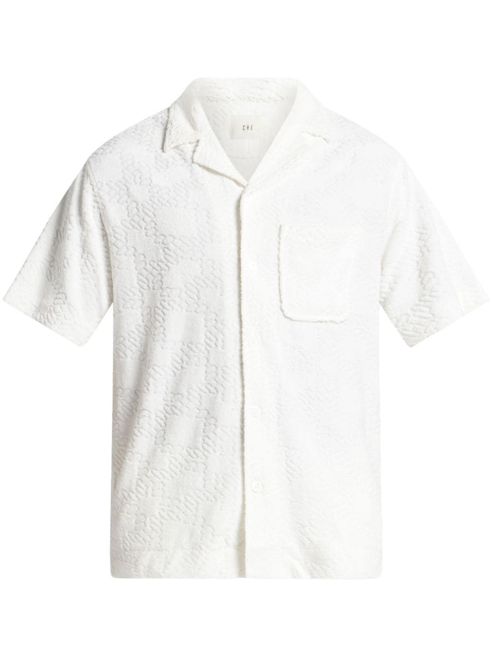 CHÉ embroidered design shirt - White