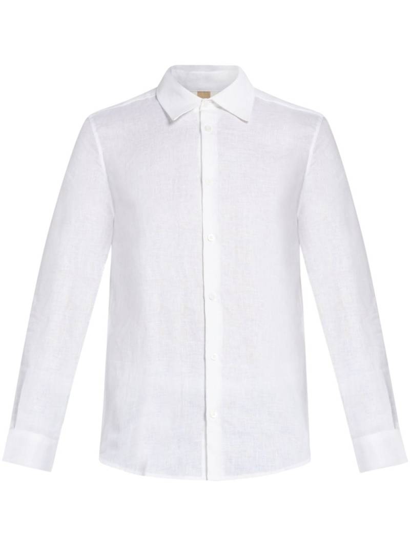 CHÉ linen button-up shirt - White von CHÉ