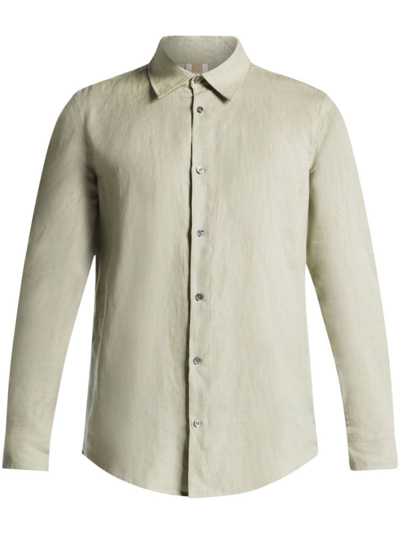 CHÉ long-sleeve linen shirt - Neutrals von CHÉ