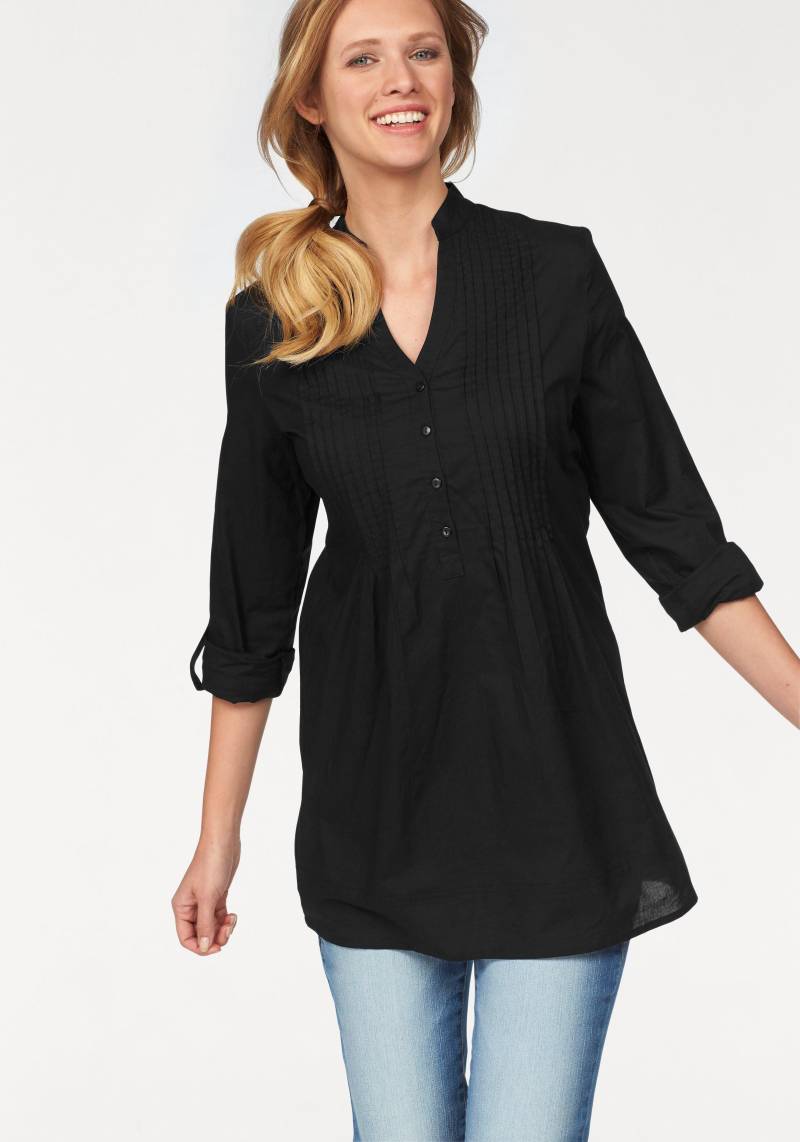 Aniston CASUAL Longbluse, mit dekorativer Biesenverarbeitung von Aniston CASUAL