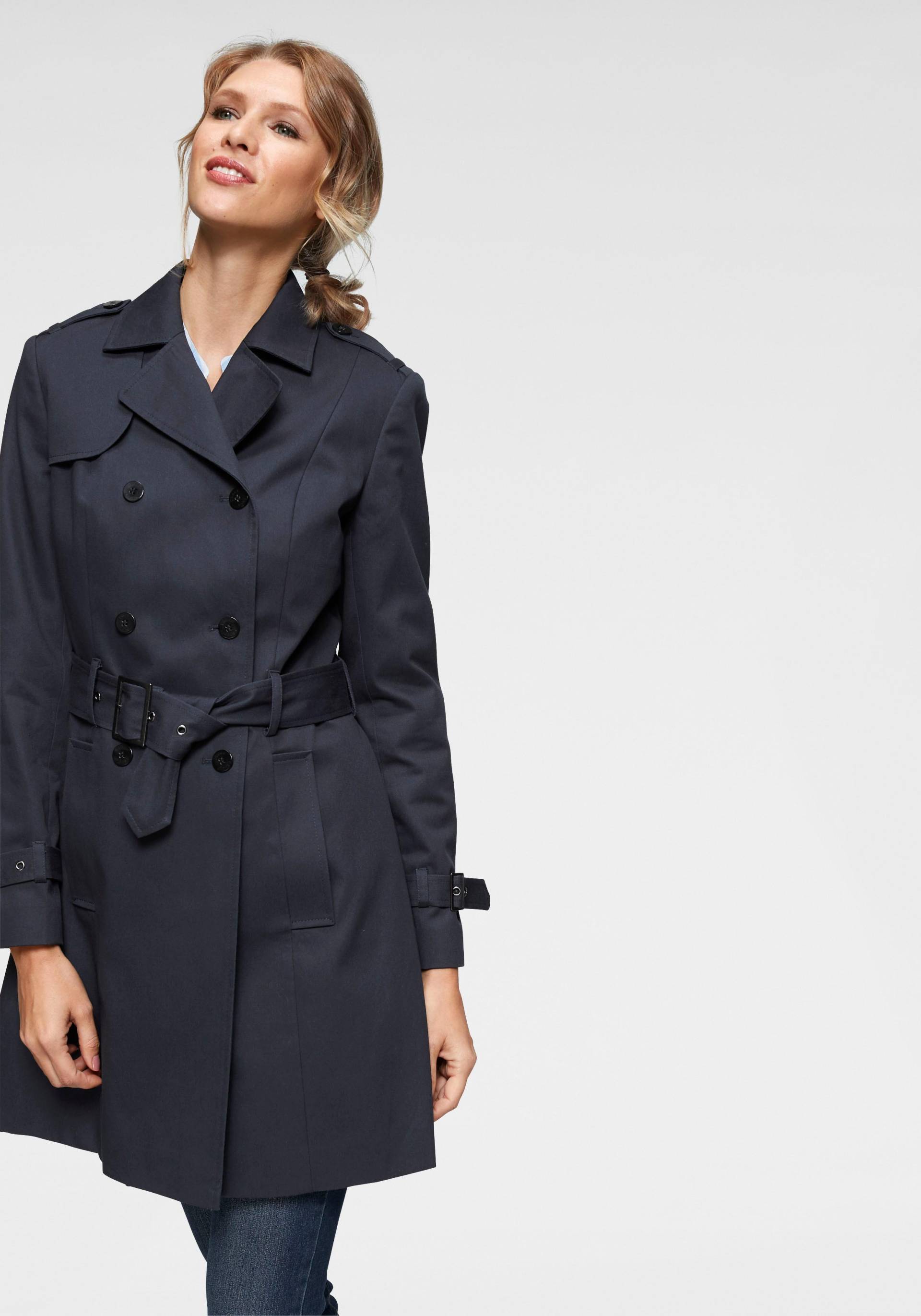 Aniston CASUAL Trenchcoat, mit Gürtel zum Regulieren von Aniston CASUAL