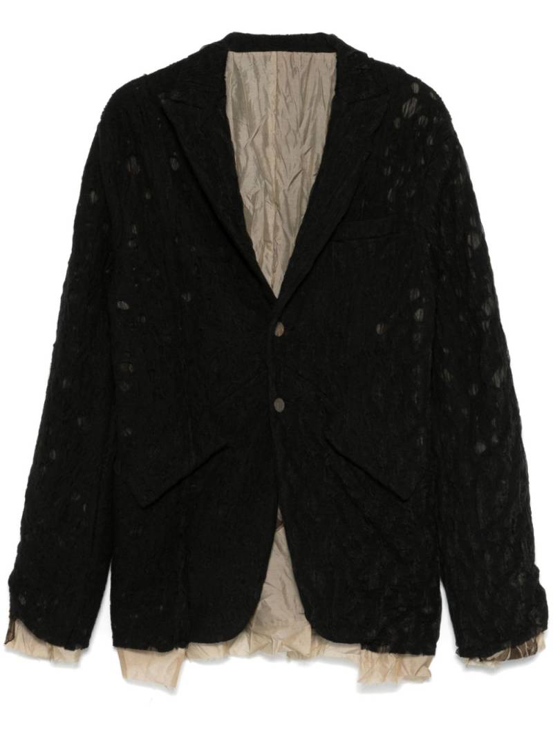 CHIAHUNG SU distressed blazer - Black von CHIAHUNG SU