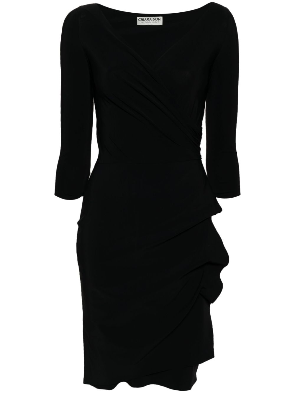 CHIARA BONI La Petite Robe Kleid Florien V-neck dress - Black von CHIARA BONI La Petite Robe