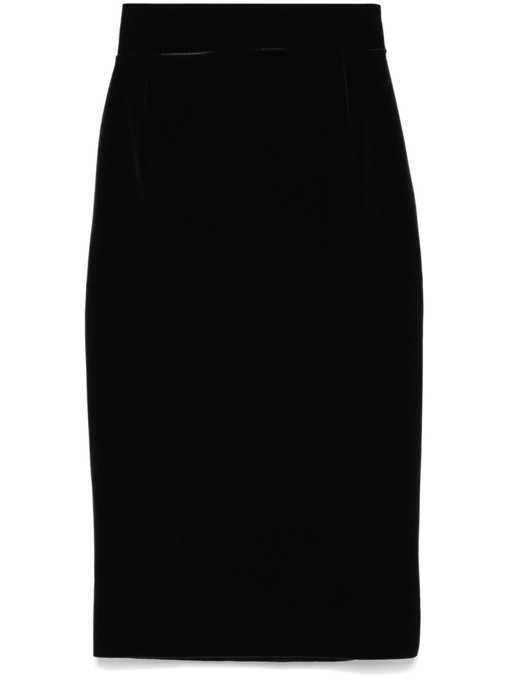 CHIARA BONI La Petite Robe Lumi velvet skirt - Black von CHIARA BONI La Petite Robe