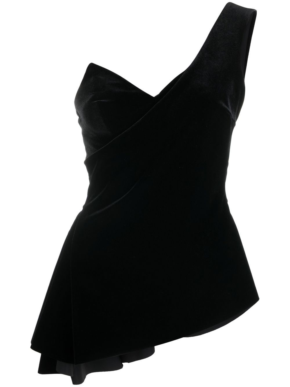 CHIARA BONI La Petite Robe Luna Bella one-shoulder top - Black von CHIARA BONI La Petite Robe