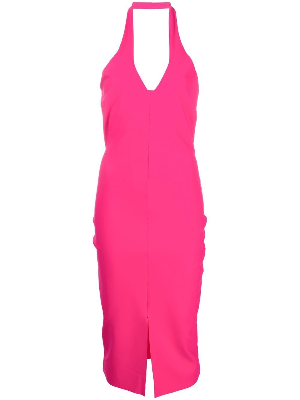 CHIARA BONI La Petite Robe halterneck cut-out detail dress - Pink von CHIARA BONI La Petite Robe