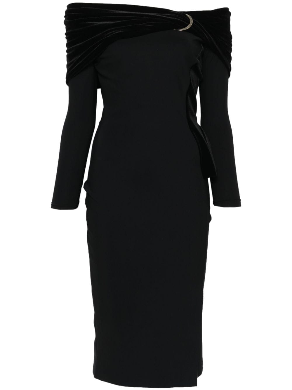 CHIARA BONI La Petite Robe panelled-design midi dress - Black von CHIARA BONI La Petite Robe