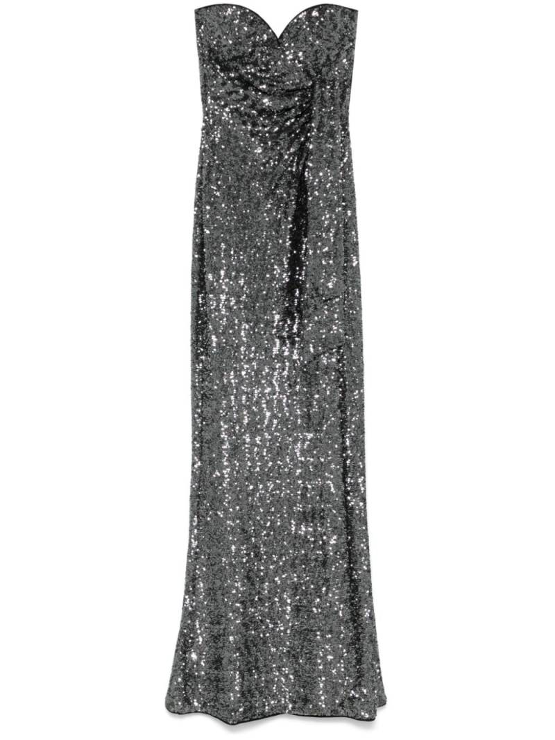 CHIARA BONI La Petite Robe sequinned maxi dress - Black von CHIARA BONI La Petite Robe