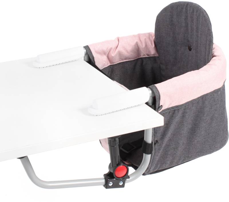 CHIC4BABY Tischsitz »Relax, Melange Rosa«, platzsparend zusammenfaltbar von CHIC4BABY