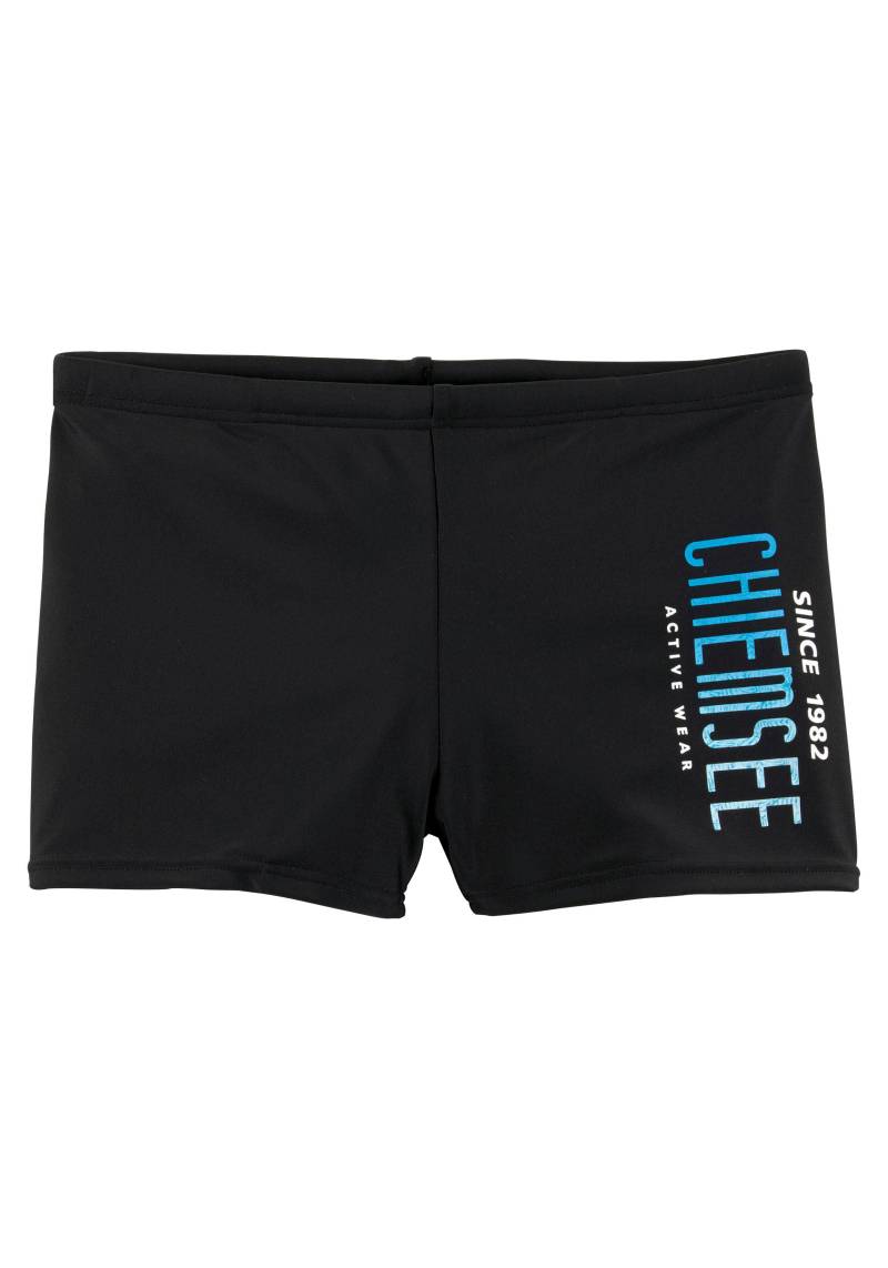 Chiemsee Boxer-Badehose, mit Logodruck von Chiemsee