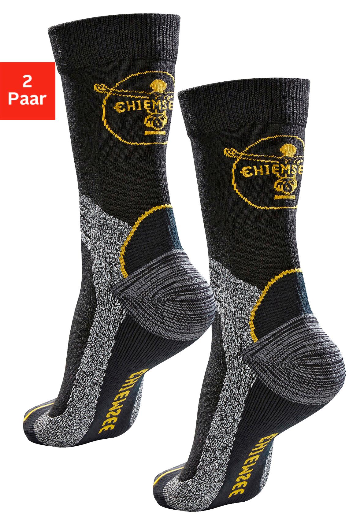 Chiemsee Wandersocken, (Packung, 2 Paar), mit gepolsterten Dämpfungszonen von Chiemsee